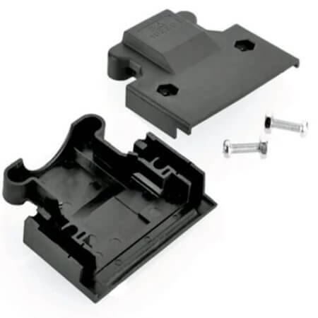 10326-52A0-008 CONN BACKSHELL 26POS 180DEG BLK - 1