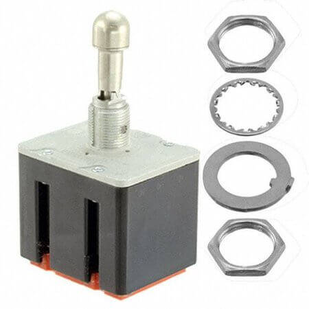 104TL2-1A SWITCH TOGGLE 4PDT 7.5A 115V - 1