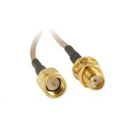 10cm SMA Male to Female Pigtail WLAN Network RF Antenna RG316 Coaxial Cable - 3