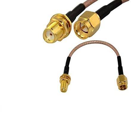 10cm SMA Male to Female Pigtail WLAN Network RF Antenna RG316 Coaxial Cable - 4
