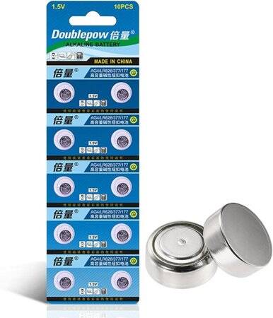 10PCS Doublepow LR41 1.5V Alkaline Battery - 1