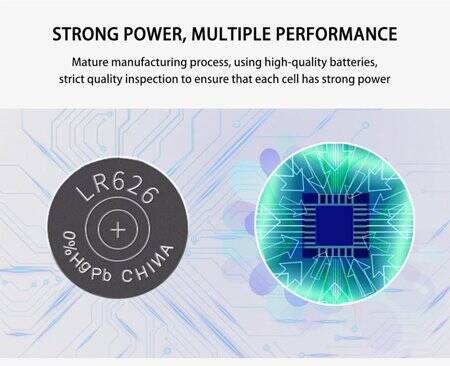 10PCS Doublepow LR41 1.5V Alkaline Battery - 2