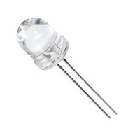 10R3HC-15 LED 10MM RED 8mcd 25° WATER CLEAR - 1