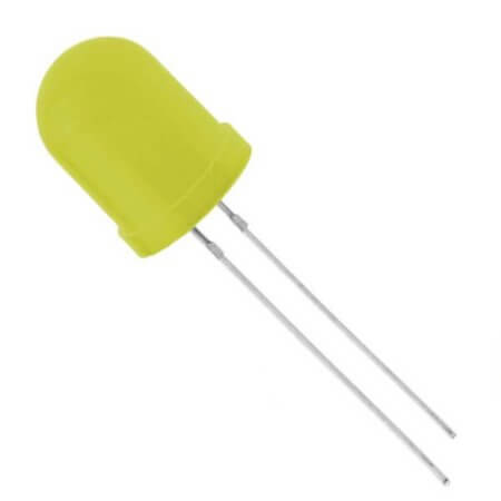 10Y3HD-15 LED 10MM YELLOW 30mcd 50° YELLOW/DIFFUSED - 1