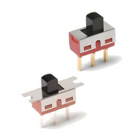 1101M2S3CQE2 SWITCH SLIDE 1P2T 6A 120V On-None-On THT V/T - 1