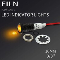 110V 5mm Green LED Indicator Light With 20cm Cable - 5