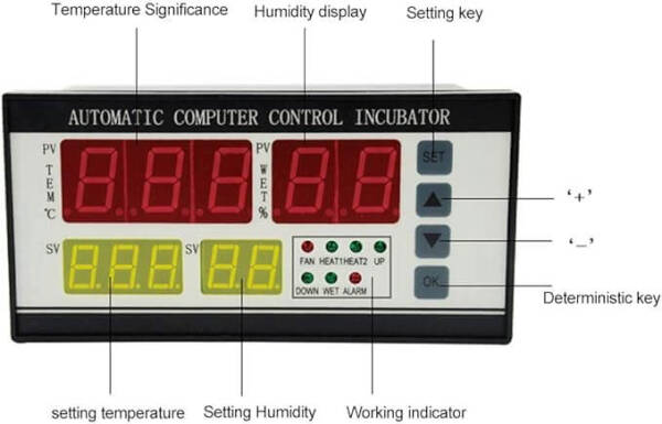 110V XM-18 Egg Incubator Controller Thermostat Hygrostat Full Automatic Control Multifunction Egg Incubator Control System (Three Circuit Board) - 4