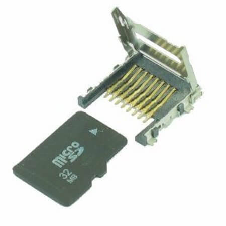 112C-TBAR-R02 CONN.MICRO SD CARD HINGE TYPE 8PIN - 1