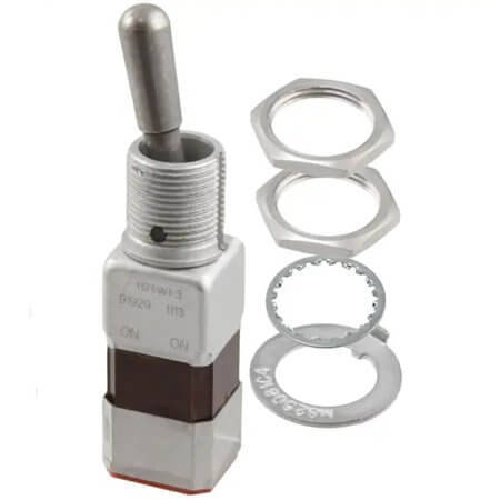 112TW1-3 SWITCH TOGGLE DPDT 5A 125V - 1