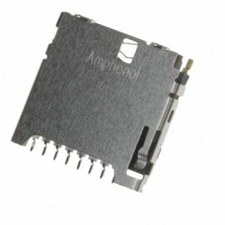 114-00841-68 CON.TB.MINI MICRO-SD 8PIN PCB GOLD AMPHENOL - 1