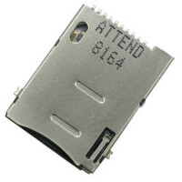 115A-BDA0-R01 CONN.SIM CARD PUSH PUSH 8+2 PIN W/SWITCH - 1