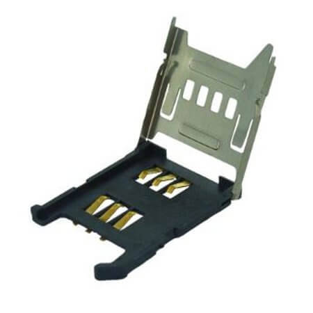 115G-AAAA-R CONN.SIM METAL HINGE TYPE 6PIN W/O PEG H:1.80MM - 1