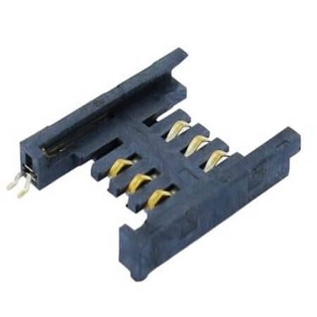 115J-ACC0 CONN.SIM CARD HOLDER WITH DETECTOR SWITCH 6+2PIN - 1
