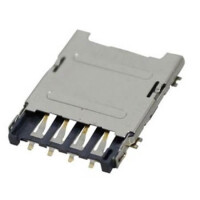 115R-BCA0 CONN.MICRO SIM CARD HINGE TYPE 8PIN - 1