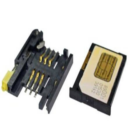 115T-AEA0 CONN.SIM CARD WITH SWITCH 6PIN WITH TRAY 115-00003 - 1