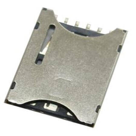 115U-A000 CONNECTOR NANO SIM CARD PUSH PULL 6PIN H:1.2MM - 1