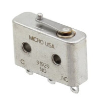 11HM1 SWITCH MICRO 3A 28VDC SPDT CHASSIS MOUNT - 1