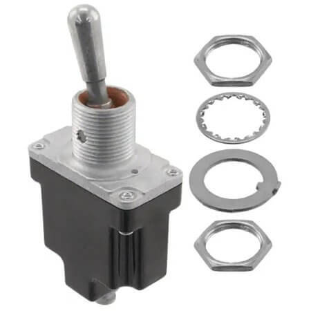 11TL1-2 SWITCH TOGGLE SPST 15A 125V - 1