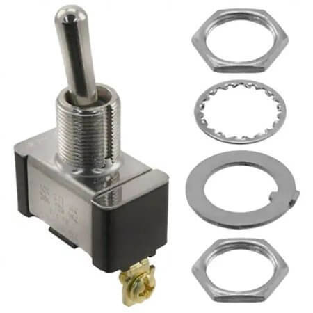 11TS15-4 SWITCH TOGGLE SPST-NC 20A 125V - 1