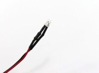 12-18V 3mm Warm White LED Indicator Light With 20cm Cable - 2