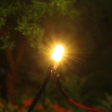 12-18V 3mm Warm White LED Indicator Light With 20cm Cable - 4