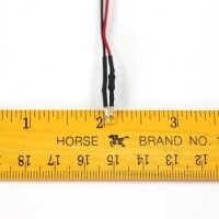 12-18V 3mm Warm White LED Indicator Light With 20cm Cable - 5