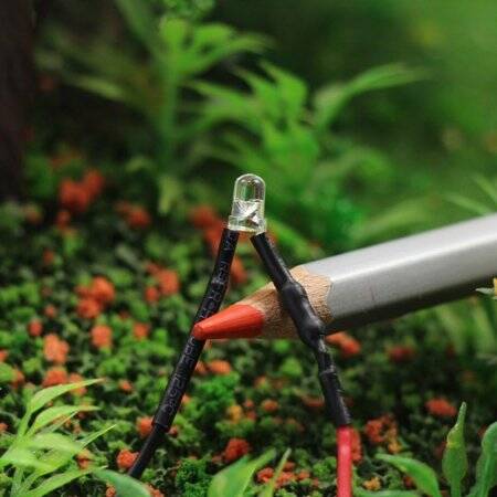 12-18V 3mm White LED Indicator Light With 20cm Cable - 3