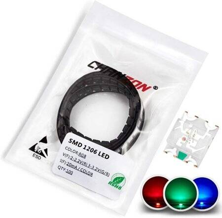 1206 (3227) SMD LED RGB CC - 1