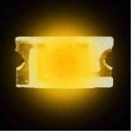 1206Y1C-KHA-C LED SMD 1206 YELLOW 120-160mcd 120° WATER CLEAR - 1