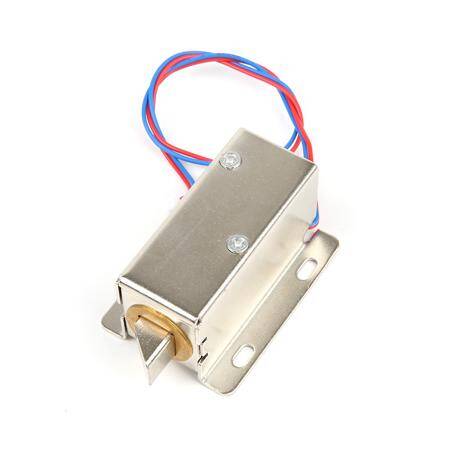 1240 12V DC 0.8A 9.6W Solenoid For Electric Door Lock Size: 55x28x30mm - 1