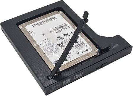 12.7mm All Aluminum Universal SATA 3.0 LED 2nd HDD Caddy - 3