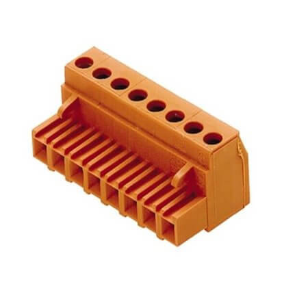 1281860000 TERM.BLK.5.08MM 3P FEMALE ORANGE WEIDMULLER - 1