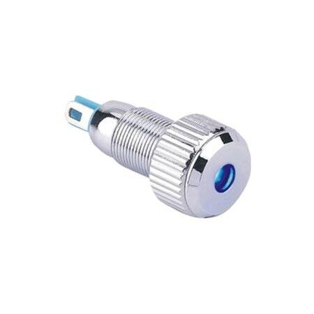 12mm 10-24V Mavi LED Metal Sinyal Lambası - Metal İndicator Light - 2