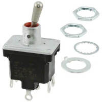 12NT1-3 SWITCH TOGGLE DPDT 15A 125V - 1