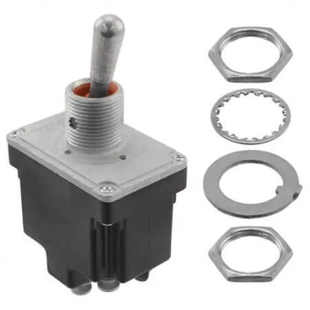 12TL1-3 SWITCH TOGGLE DPDT 15A 125V - 1