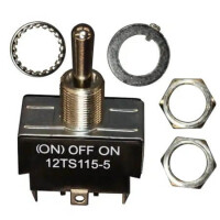 12TS115-5 SWITCH TOGGLE DPDT 20A 125V - 1