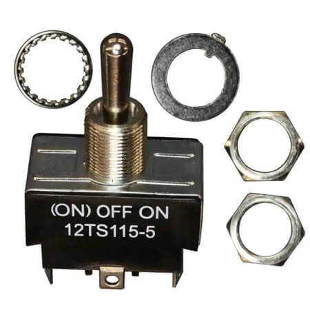 12TS115-5 SWITCH TOGGLE DPDT 20A 125V - 1