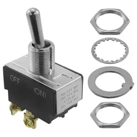 12TS15-6 SWITCH TOGGLE DPST-NO 20A 125V - 1