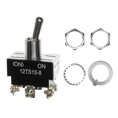 12TS15-8 SWITCH TOGGLE DPDT 20A 125V - 1