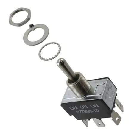 12TS95-10 SWITCH TOGGLE DPDT 20A 125V - 1