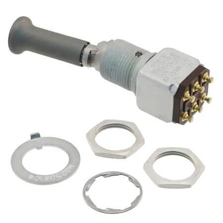 12TW1-3D SWITCH TOGGLE DPDT 5A 125V - 1