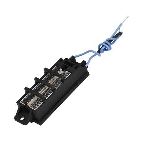 12V 100W İletken Tip Otomatik Termostat PTC Seramik Hava Isıtıcı 95x31x25mm - 5