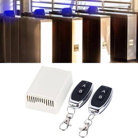 12V 2CH Relay Module Wireless Remote Control Switch + 2 x RF 433Mhz Remote - With Battery - 7