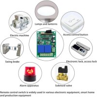 12V 2CH Relay Module Wireless Remote Control Switch + 2 x RF 433Mhz Remote - Without Battery - 9