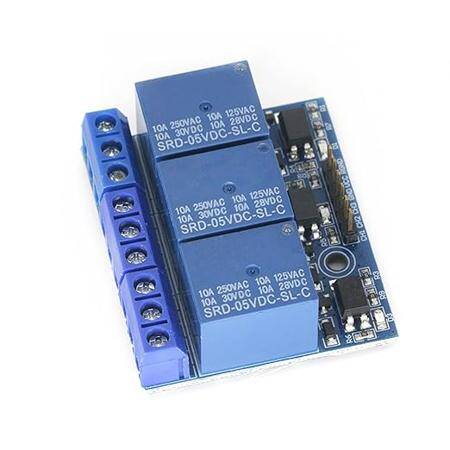 12V 3 Channels High Level Trigger Relay Module With Optocoupler Isolation - 4