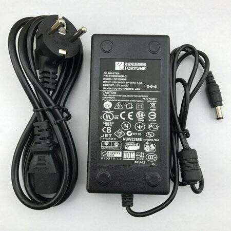 12V 4A 48W EU Fişli Çift Kablolu Entegre Güç Adaptörü - 2