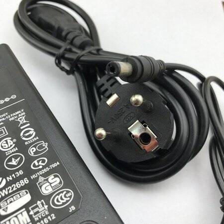 12V 4A 48W EU Fişli Çift Kablolu Entegre Güç Adaptörü - 3