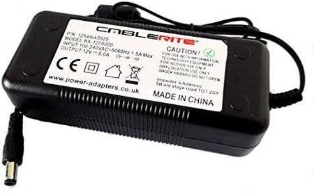 12V 5A 60W UK Fişli Çift Kablolu Entegre Güç Adaptörü - 2