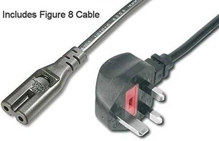12V 5A 60W UK Fişli Çift Kablolu Entegre Güç Adaptörü - 5