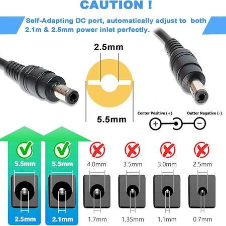 12V 5A Adapter Led Strip Power Supply With 1.2M Cable US 3 Pin Plug - 3